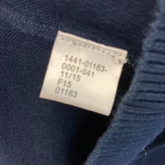 NWT Jos. A. Bank Signature Pima Cotton Sweater Mens 2XL Navy Blue V-Neck XXL - Picture 10 of 11